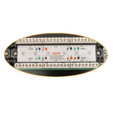 Cat6 12 Port Vertical Mini Patch Panel with Mounting Bracket