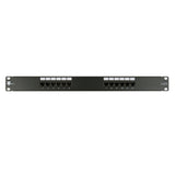 Cat6 12 Port 19 Horizontal Rackmount 1U Patch Panel