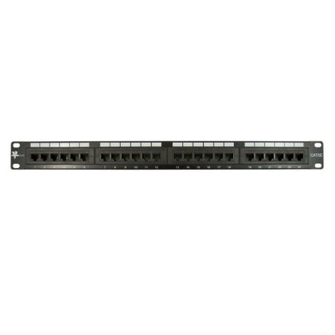 Cat5e 24 Port 19 Horizontal Rackmount 1U Patch Panel