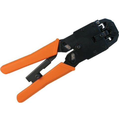 Professional Crimper for RJ11, RJ12 and RJ45 Modular Plugs