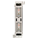 Cat5e 12 Port Vertical Mini Patch Panel with Mounting Bracket
