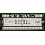 Cat5e 24 Port 19 Horizontal Rackmount 1U Patch Panel
