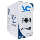 Cat5e, 350 Mhz, Shielded, UV Jacket, Outdoor, CMX, 1000ft, Black, Bulk Ethernet Cable