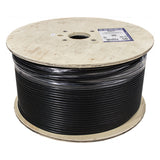Cat6, Shielded Waterproof Tape, Direct Burial, 2000ft, Black, Bulk Ethernet Cable